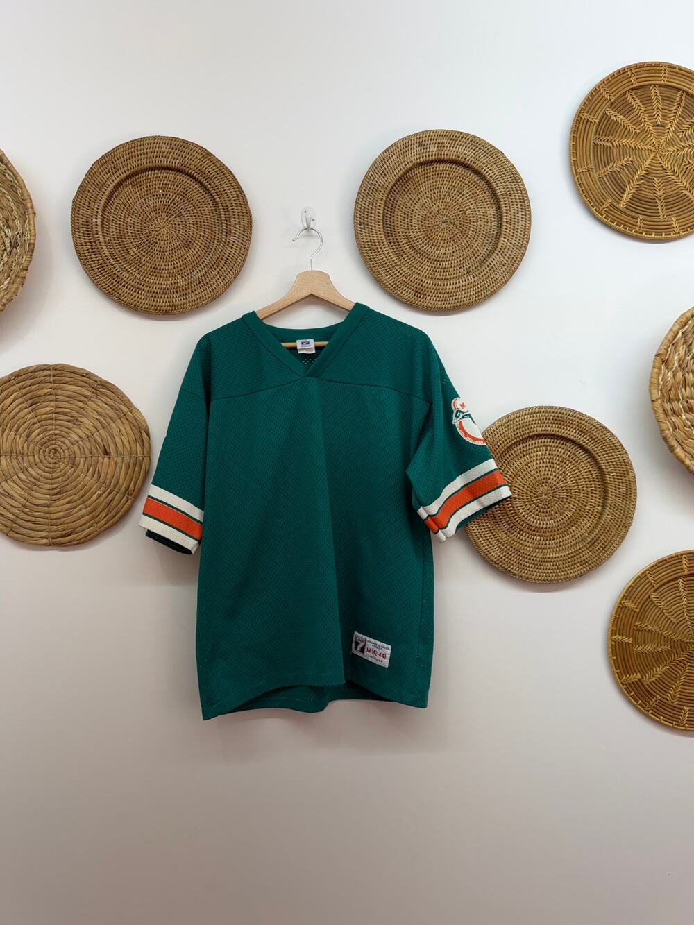 Vintage Logo 7 Miami Dolphins Marino Jersey Mens Medium